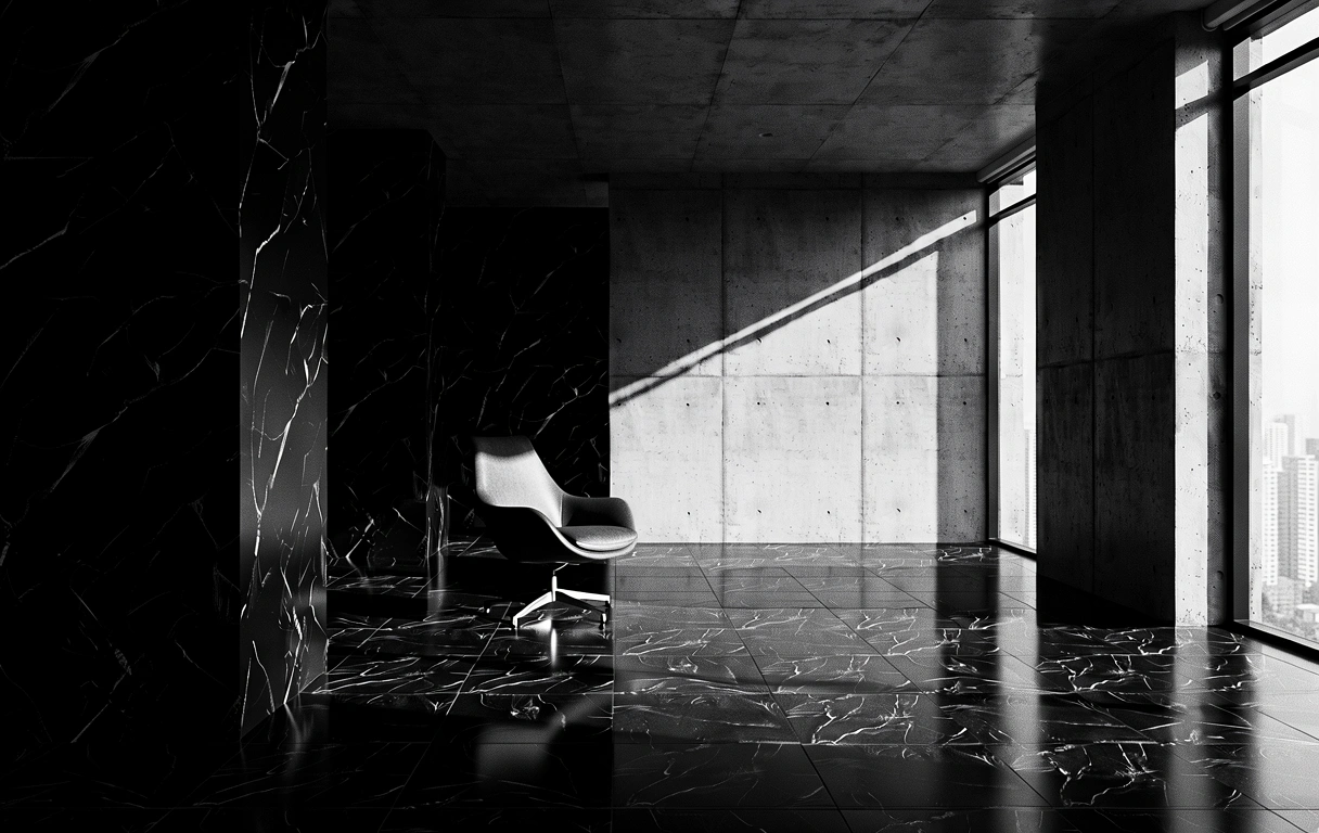 Minimalist office space representing focus and leadership